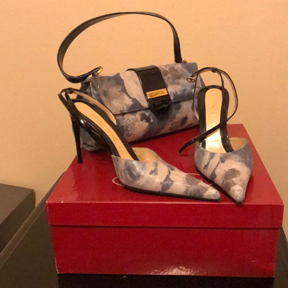 Sandro Vicari heels + bag